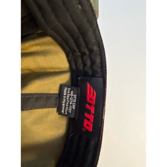 R B Otto Cap Premium Snapback 6 panel cloth Camo hat trucker - Picture 9 of 12